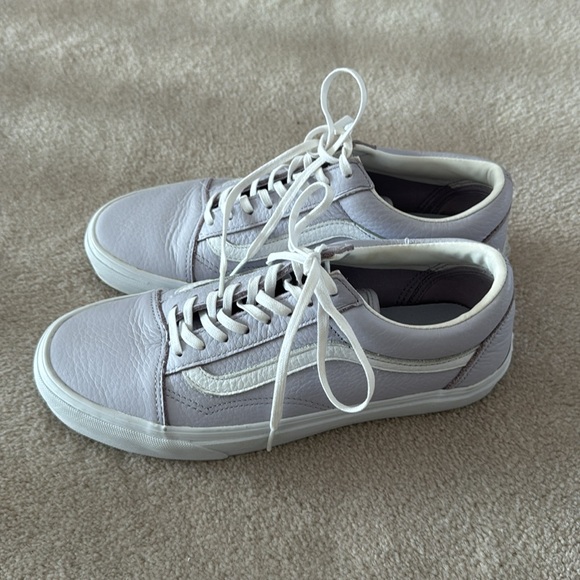 Like New Madewell x Vans® Unisex Old Skool Lace-Up Sneakers in Tumbled Leather - Picture 6 of 7